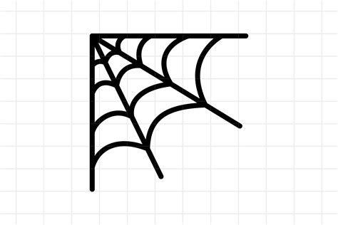 Corner Spider Web Printable